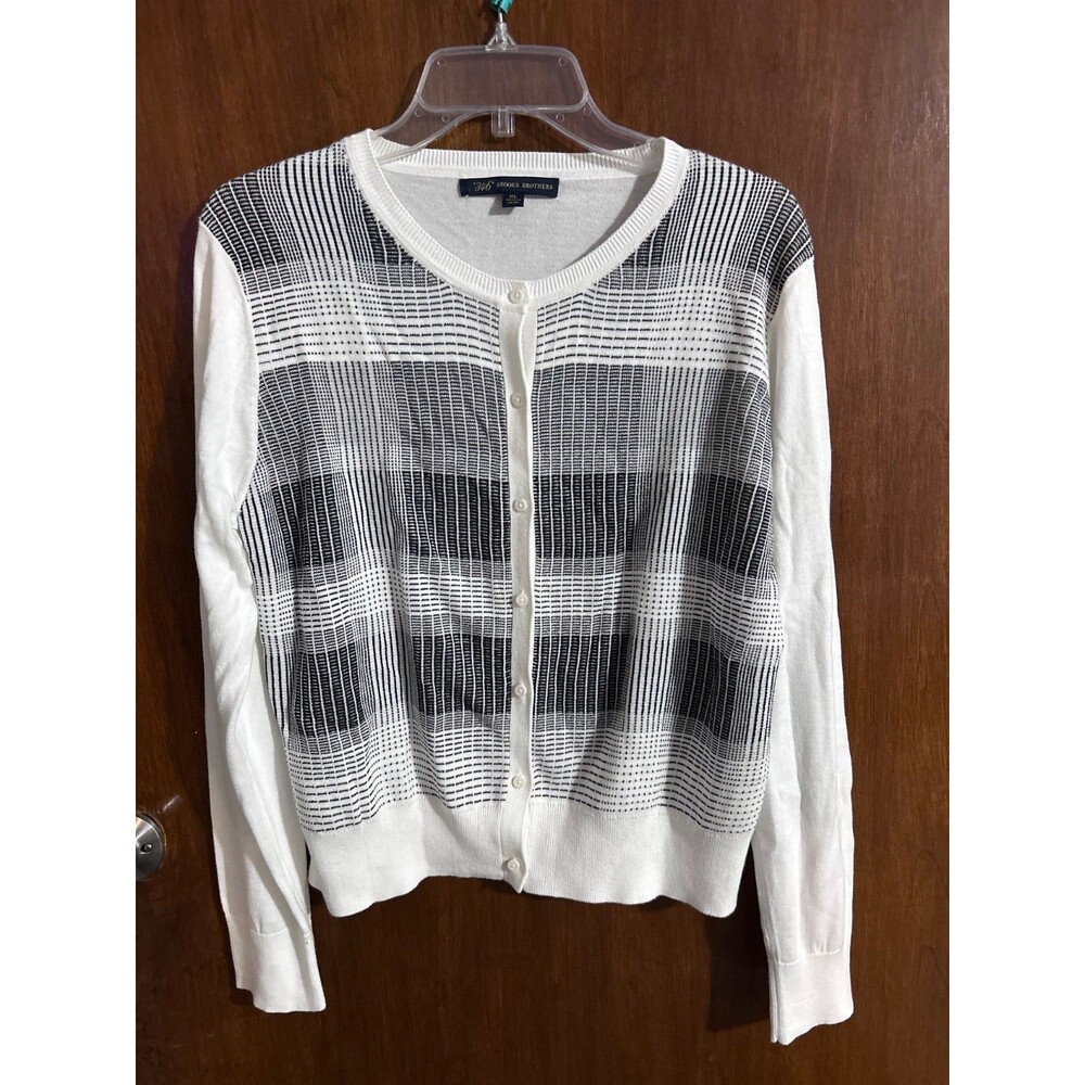 Brooks Brothers 346 Women's sz XL cotton Blend Button Up Cardigan